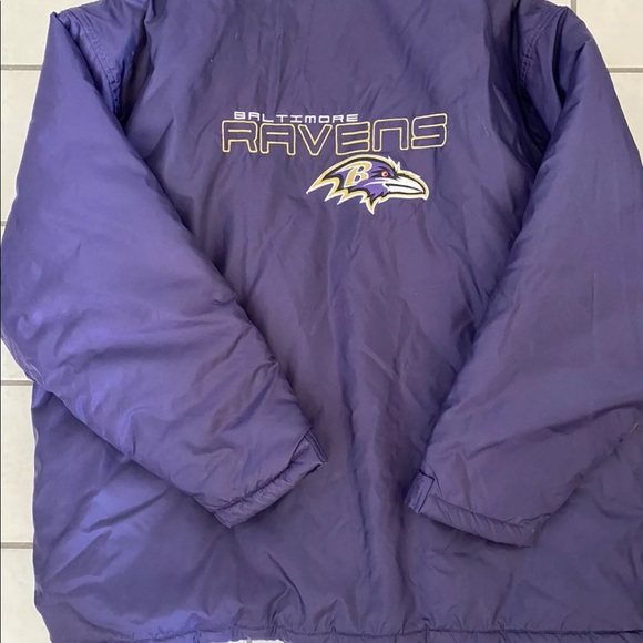 Baltimore Ravens Logo Athletic Game Day Jacket VTG - Picture 4 of 8